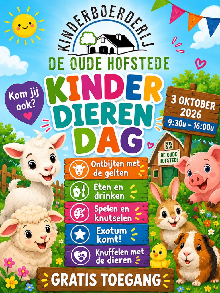 Ontbijten met de geiten
